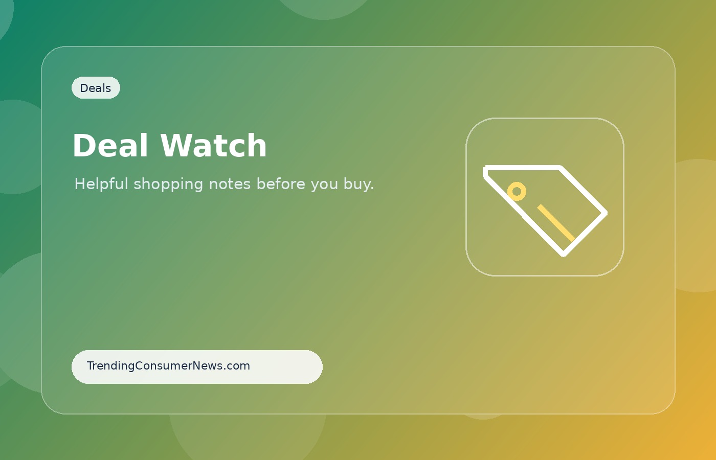 Deal watch guide image